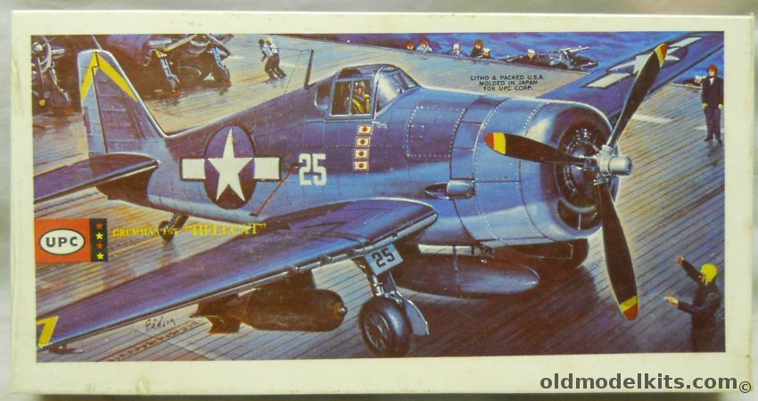 UPC 1/48 Grumman F6F Hellcat - (ex-Lindberg), 5057-100 plastic model kit